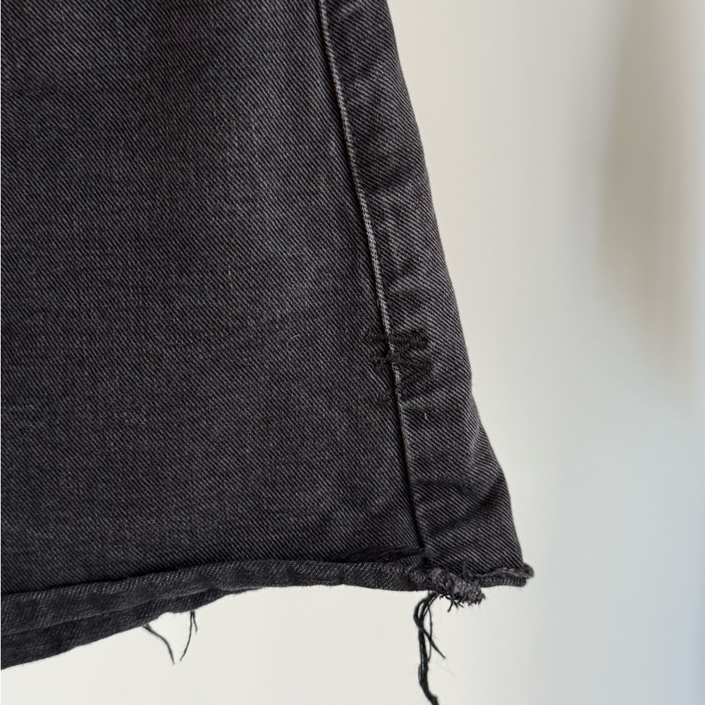 Ksubi Women's Black Mini Denim Skirt, size 24 - Picture 6 of 15